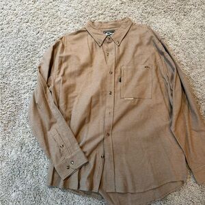 Drake Tan Men's Casual Button Down Shirt